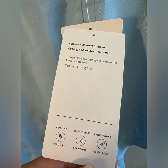 NWT ATHLETA Calm Cool Short Quarry Blue XS Silky Bridal Loungewear - Picture 8 of 15